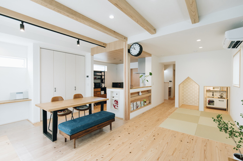 日々の暮らしやすさを大事に家族が楽しく暮らせる住まい
